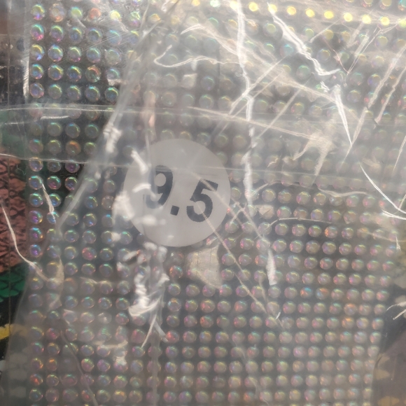 🎉HP🎉 Neon Orange Blingy Slip in Sandal Summer ready NWT - Picture 5 of 8